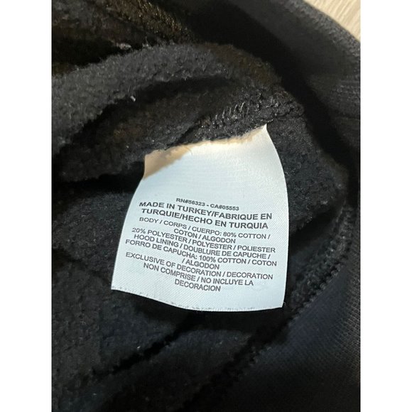 Nike Chase Reed New York City NYC Digital Flames Black Pullover Hoodie Men's M - Picture 6 of 8